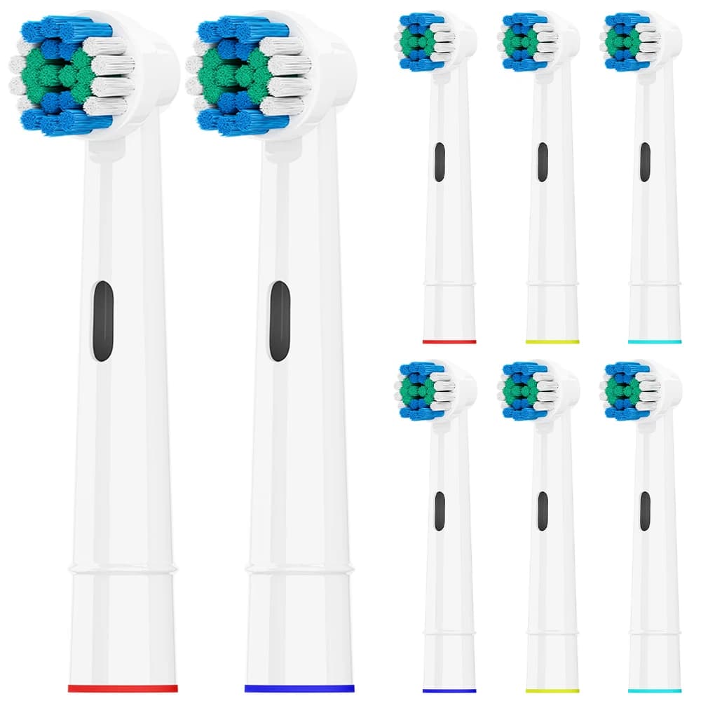 4/8/12/20x Replacement heads Compatible with Oral B electric toothbrush, Professional parts for brushes 1000 500