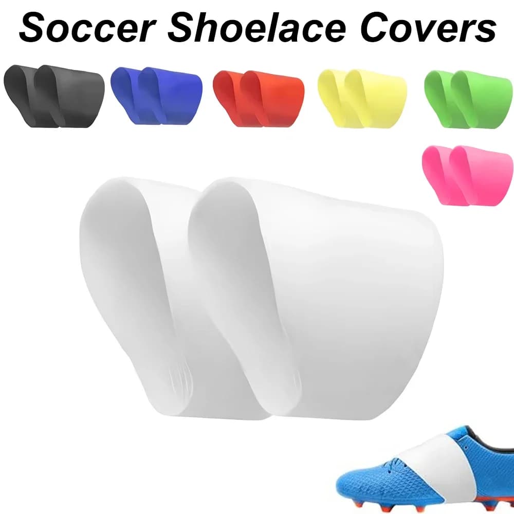 Copri lacci da calcio Fasce per lacci da calcio Protezione per lacci sportivi in silicone elastico per adulti Copri accessorio per allenamento da calcio