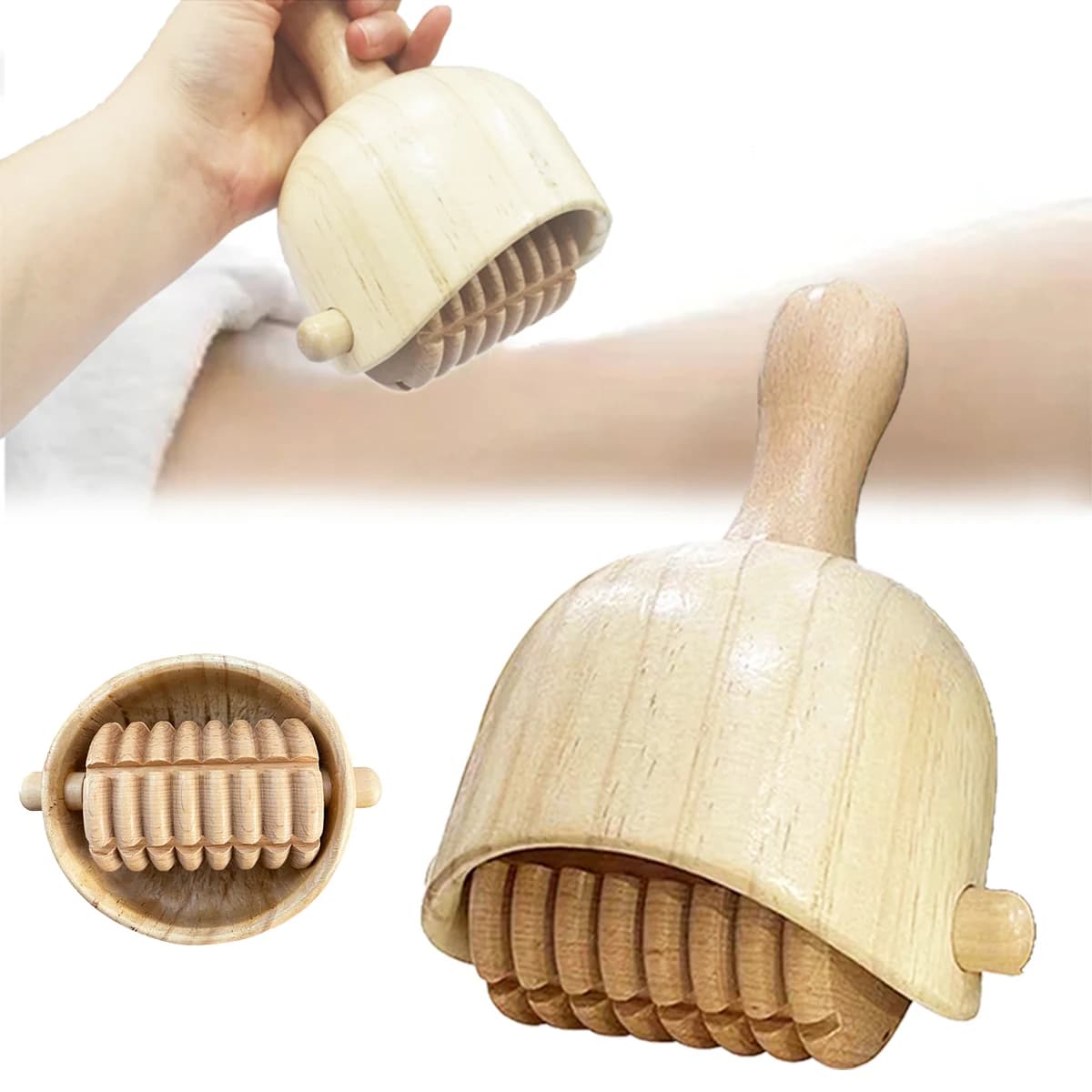 Tazza svedese in legno tazza da massaggio strumenti di massaggio per terapia del legno con rullo Cellulite Masajeador Madera Corporal Sculpting per il corpo