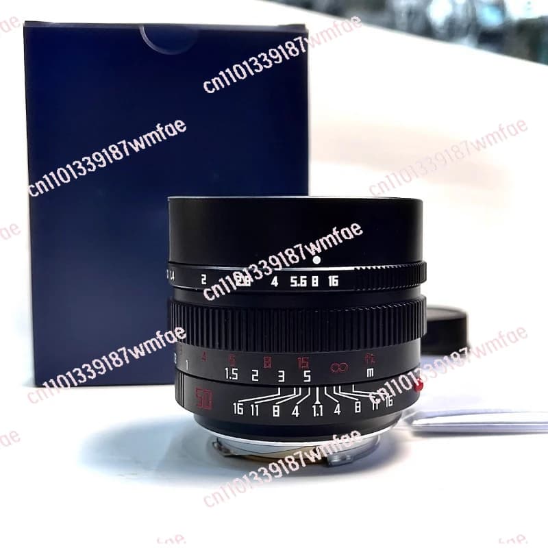 Lenti per fotocamera manuali full frame da 50 mm F/1.1 per fotocamere M nere