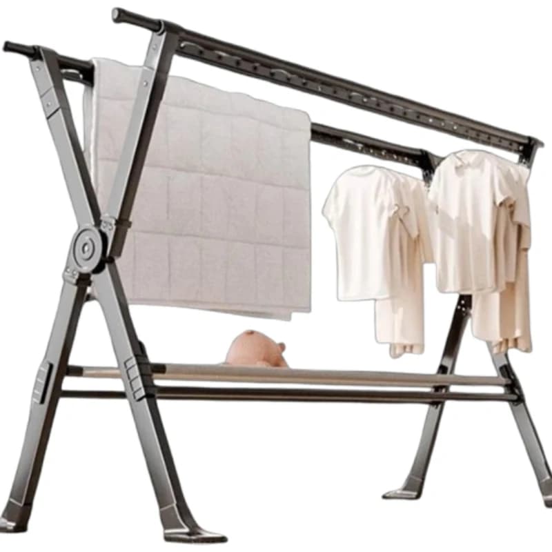 #Outdoor Drying Clothes Rack Boutique Stainless Space Saving Luxury Coat Hanger Organizer Apartments Perchero Para Ropa Furnitur