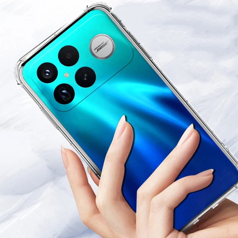 Skinlee per Xiaomi Poco F8 Pro custodia trasparente in silicone Airbag copertura antiurto per Xiaomi Poco F8 Ultra involucro posteriore