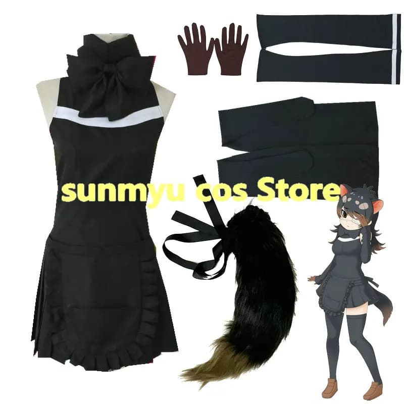 Kemono Friends Diavolo della Tasmania Costume Cosplay Formato personalizzato