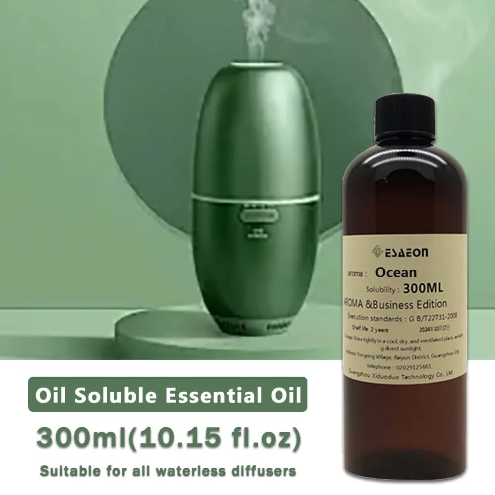 ESAEON 300 ml (10,15 fl.oz) Oli essenziali con aroma di oceano/rosa - Integratore diffusore Diffusore liquido per hotel Rifornimento olio diffusore