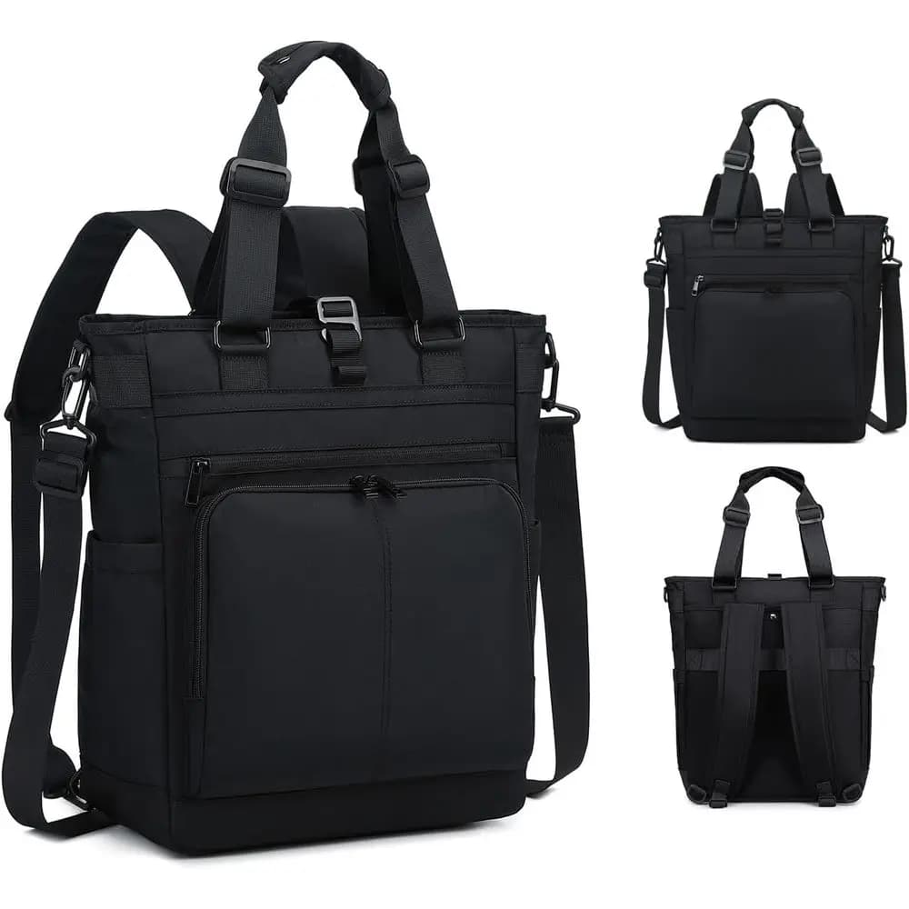 Borsa Convertibile in Zaino, Compatibile con Laptop da 15.6 Pollici