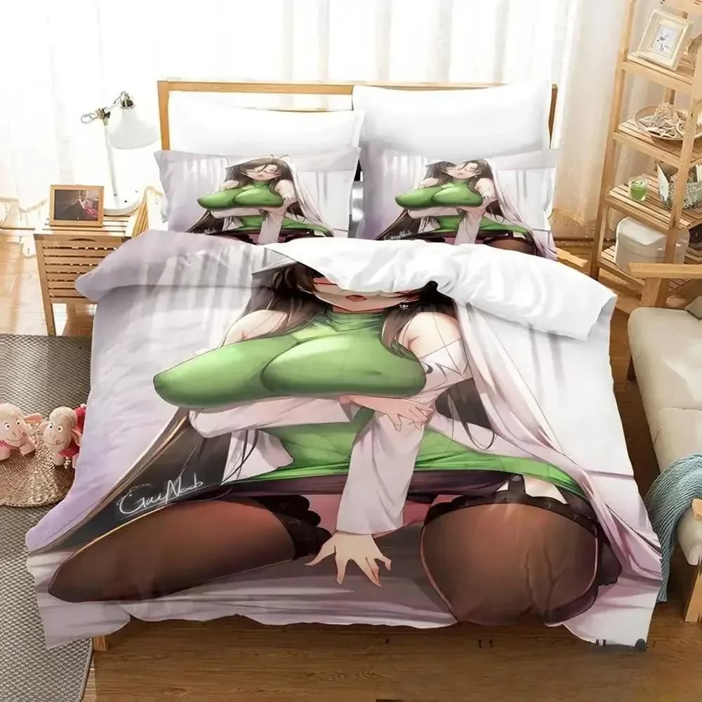 Set di biancheria da letto Anime Testament of Sister New Devil, set copripiumino, federa, copripiumino, misura King Queen Twin, per ragazzi, ragazze, adulti