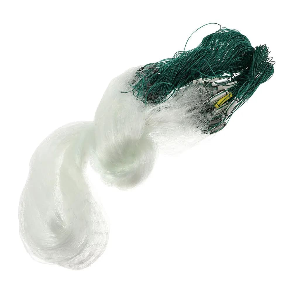Rete da imbrocco monostrato 2M X 10M Dimensioni maglia per la pesca in acqua dolce d'acqua salata Rete da cattura portatile leggera per pesci all'aperto