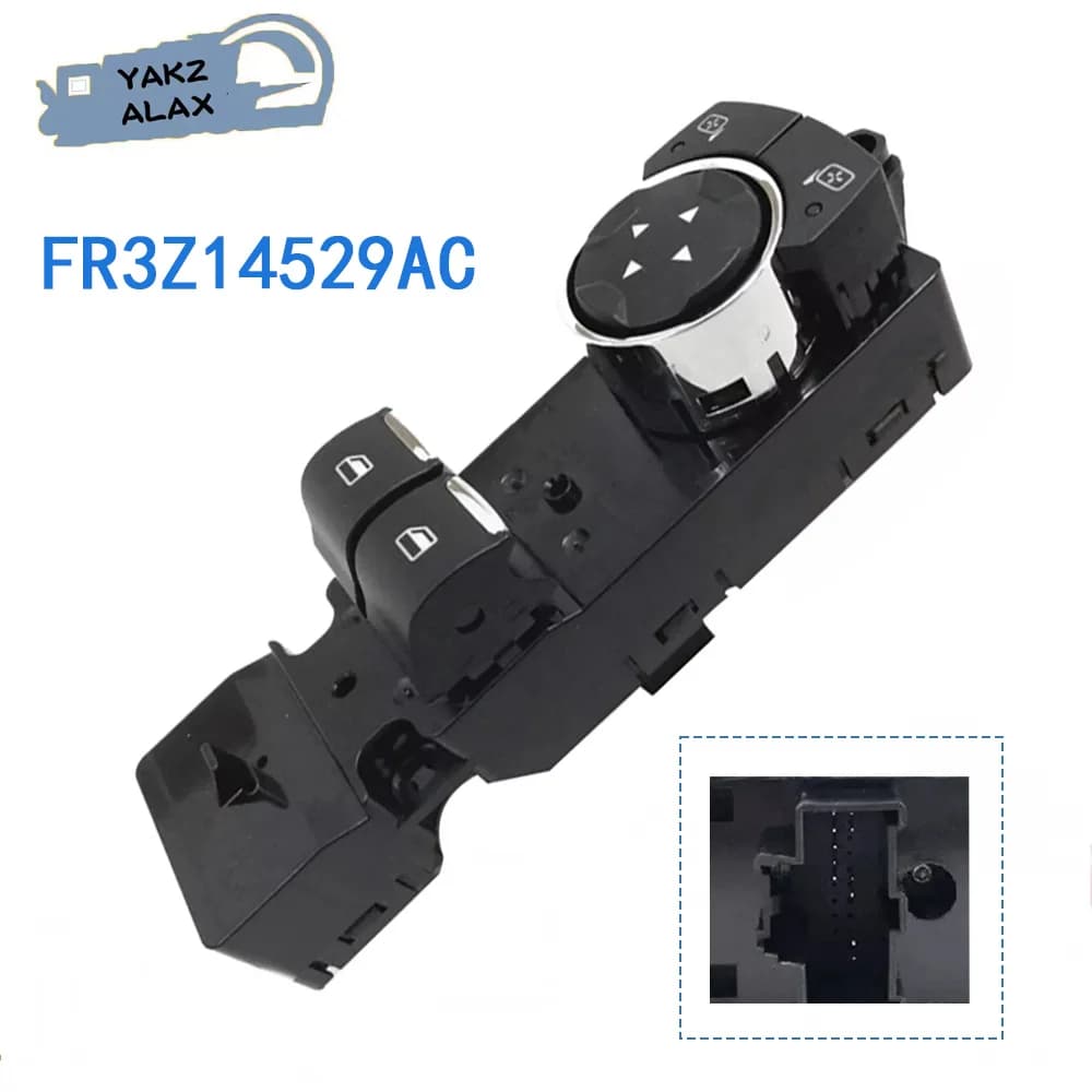 Per Ford Mustang Coupe 2015 - 2022 LHD Driver Side Door Electric Master Window Switch pulsante di controllo specchio muslimah