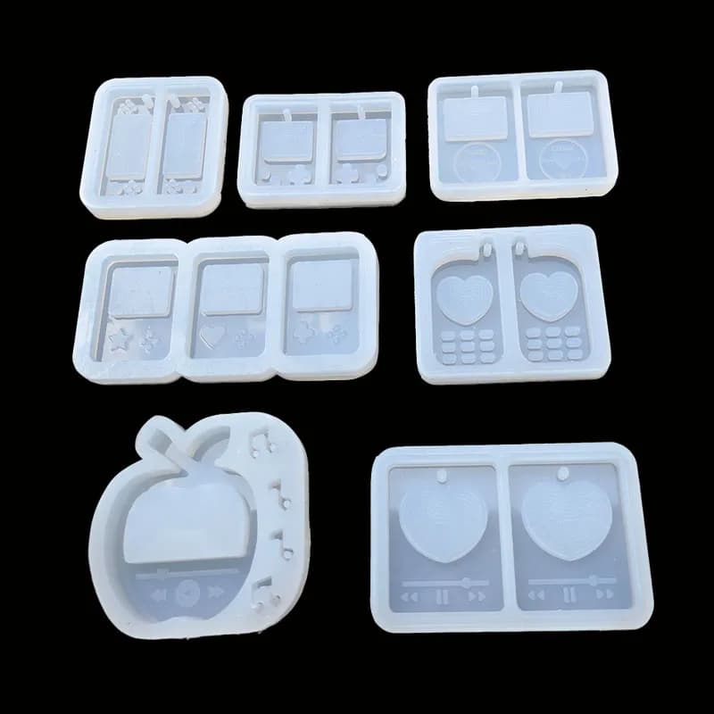 Various of Player Silicone Epoxy Resin Mold Jewelry Tools Jewelry Accessories Earring Moulds Pedant Mould