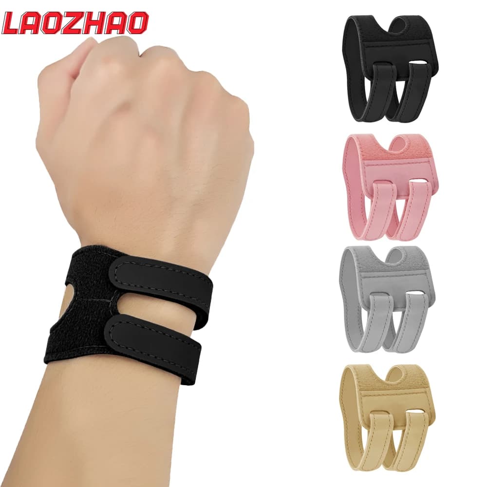 1 cinturino da polso con anello in silicone: stabilizzatore per distorsione al polso con lato ulnare, strappi TFCC, instabilità DRUJ, dolore maledetto, tendinite