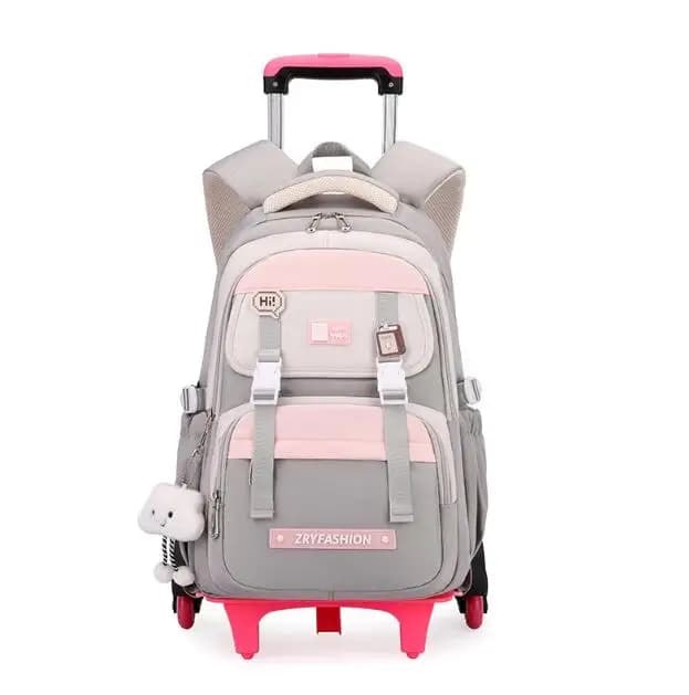 Zaino da viaggio con ruote per ragazze, borse trolley da viaggio, zaino con ruote per la scuola per ragazze, borse trolley per bambini per ragazzi