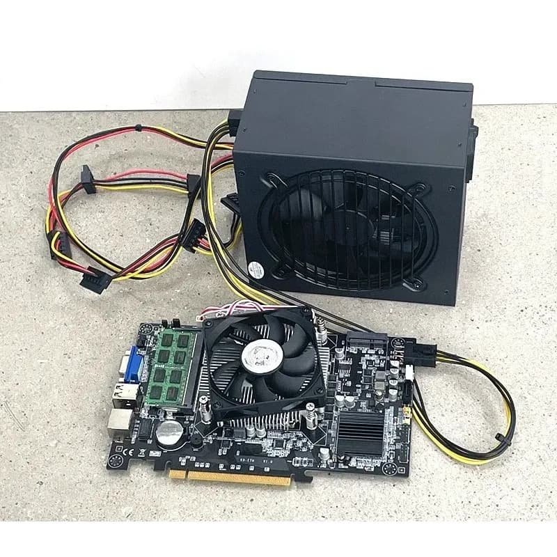Adattato per la scheda principale di controllo J1900/B75K9-ETH NAS Server multi-disco rigido per archiviazione di rete nera