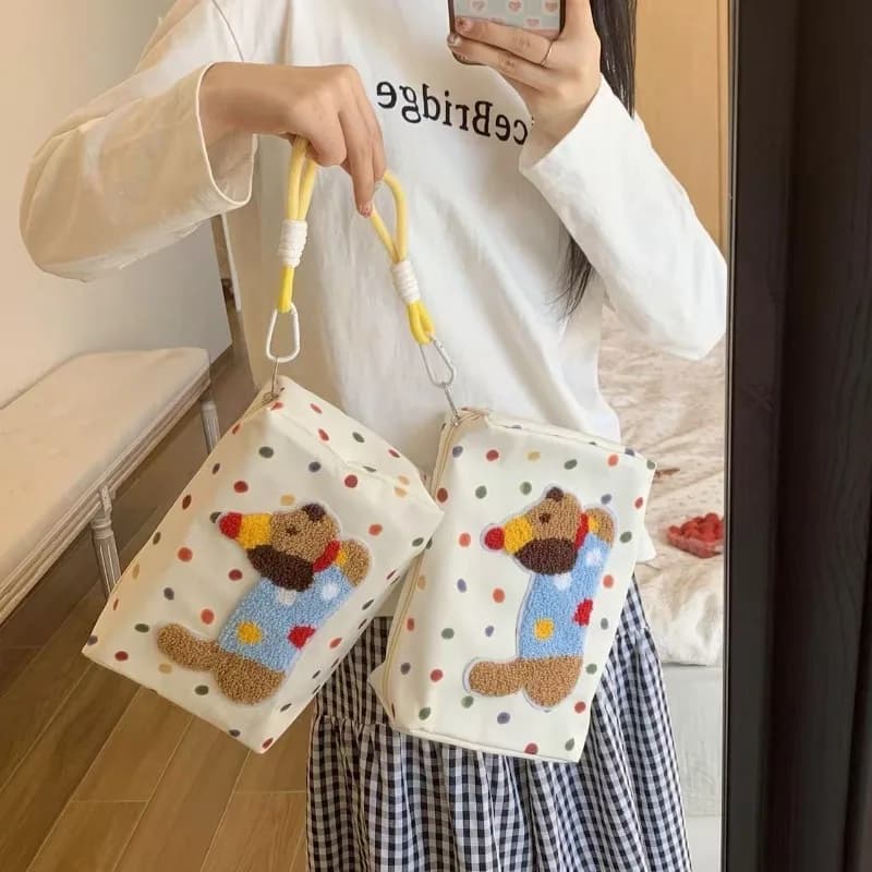 Women's Cosmetic Bag Large Capacity Storage Cosmetic Bag Portable New Skin Care Product Storage Travel Wash Bag Storage Bag