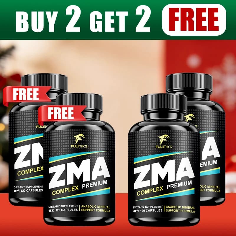 Buy 2 and receive 2 free! ZMA supplement in Easter Capsules, with Zin and Vitamin B-6, Supports Energy, Cerebral Functions and General Health