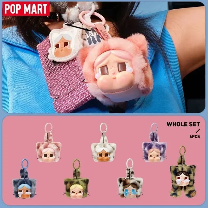 POP MART Crybaby Wild But Cutie Series Vinile Peluche Ciondolo Cieco Scatola Giocattoli Kawaii Anime Action Figure Sorpresa Mistero Box Bambole