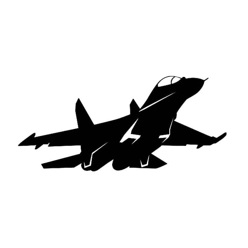 Car Stickers Su-27 waterproof car decorations for auto accessories for auto Styling vinyl decal