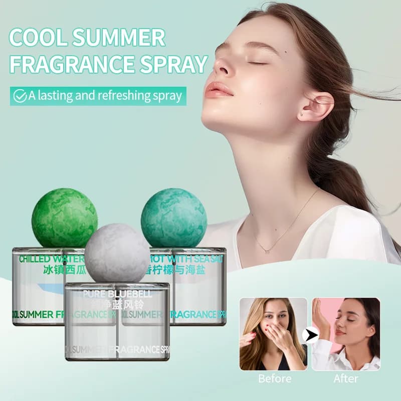 New Blue Wind Chime Perfume watermelon Lemon and Sea Salt Parfum Original Long Lasting Fragranc Spray Women's Light Fragrance