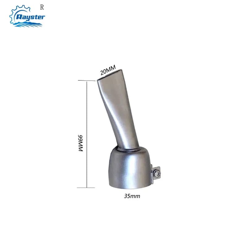 Ugelli di saldatura piatti Rayster da 20 mm per pistola riscaldante per saldatore ad aria calda da 2000 W - Parte di ricambio