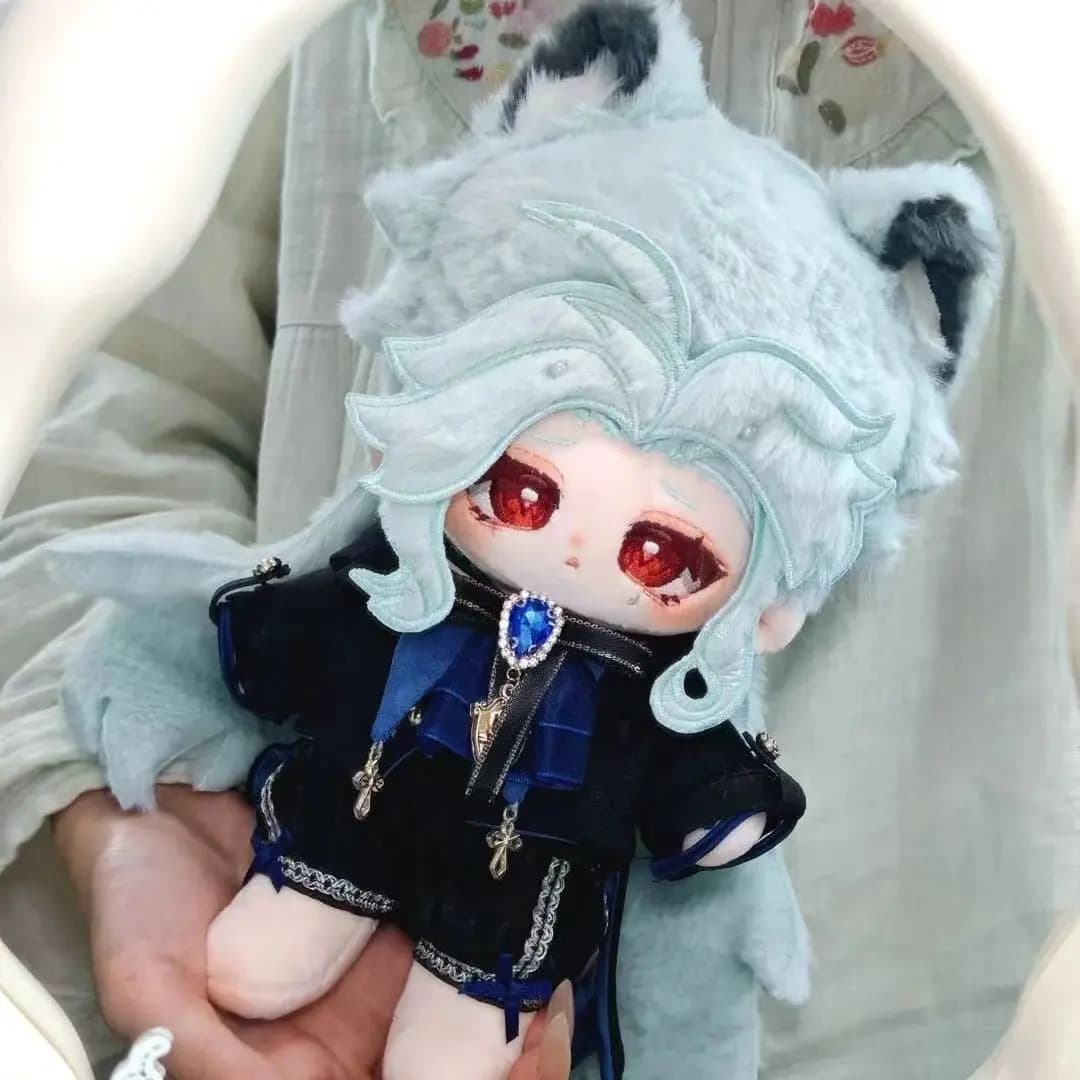 Stuffed Genshin Impact Il Dottore 20CM Cartoon Anime Plush With Skeleton Doll Change Clothes Birthday Gifts