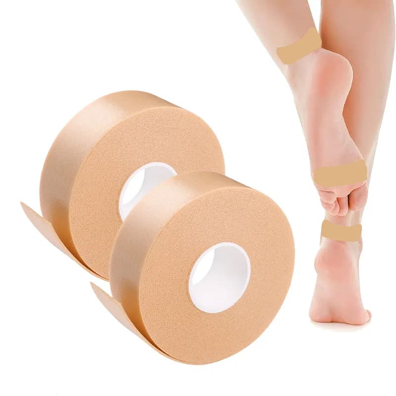 3/6 rotoli di nastro adesivo per la prevenzione delle vesciche, bende per le dita dei piedi, talloni, superfici del piede, dita, nastri in moleskin, supporto per caviglia