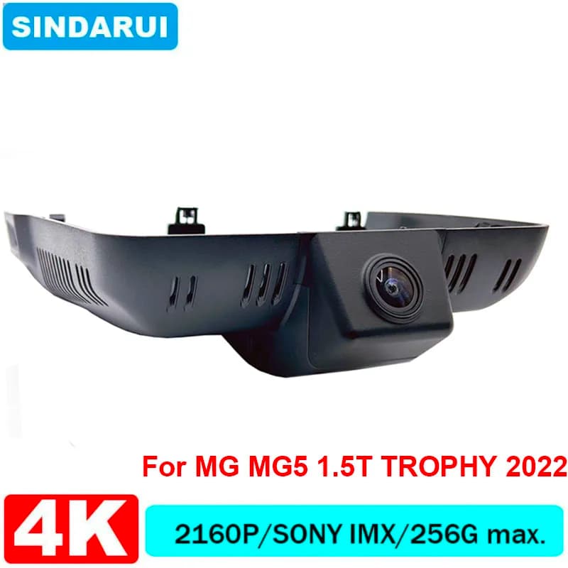 4K HD 2160P Plug and Play Car DVR Wifi Dash cam Dual lens recorder for MG MG5 1.5T TROPHY 2022 via APP control