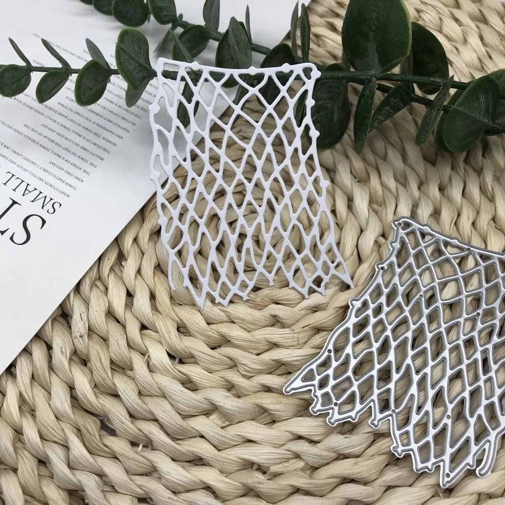 1 pcs New metal fustelle cutting die die mould fishing net decoration Scrapbook paper craft sting stencil die