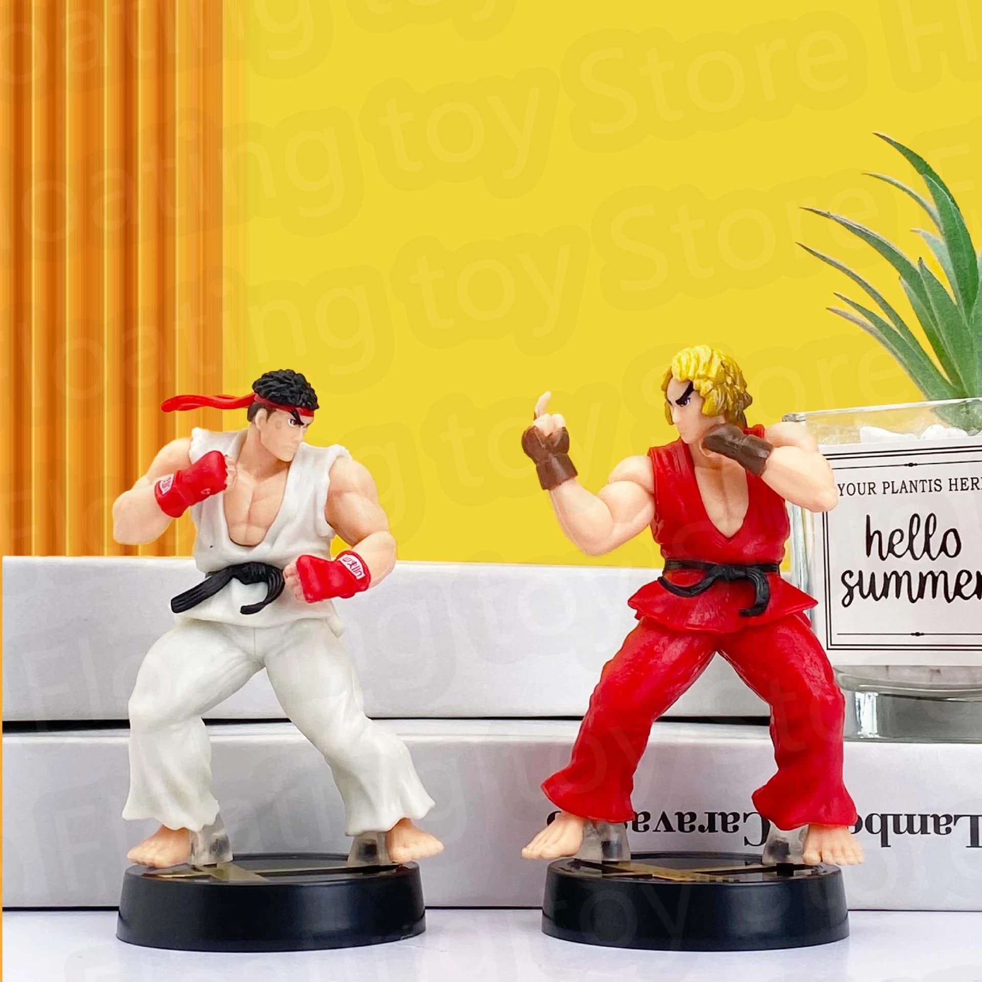 Anime Street Fighter Fighter Game Action Figure Ken Masters Hoshi Ryu PVC Kawaii Toys Dolls Room Decor Birthday Gift for Boys