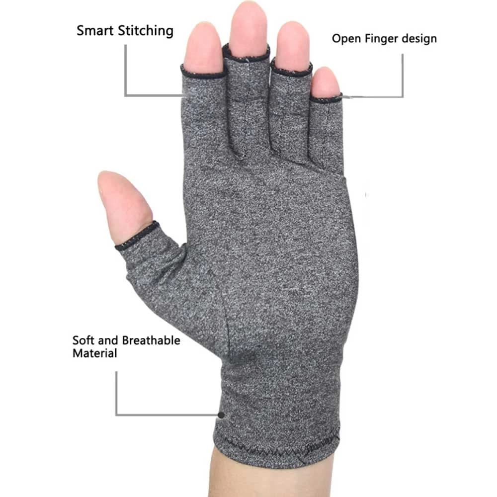 1 paio di guanti a compressione supporto per il polso tutore per le mani articolari donna uomo terapia guanti a compressione per polsino