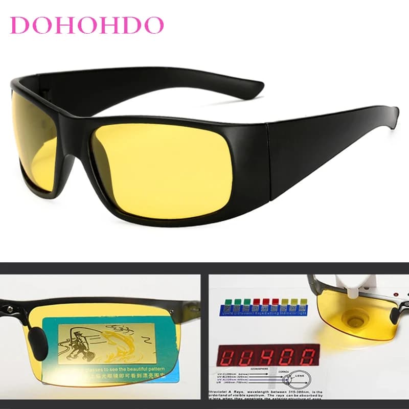 Nuovi Occhiali da Sole Vintage di Design per Guida Notturna, Protezione UV400, Antiabbagliamento, Polarizzati, per Uomo e Donna, Accessori per Ciclismo