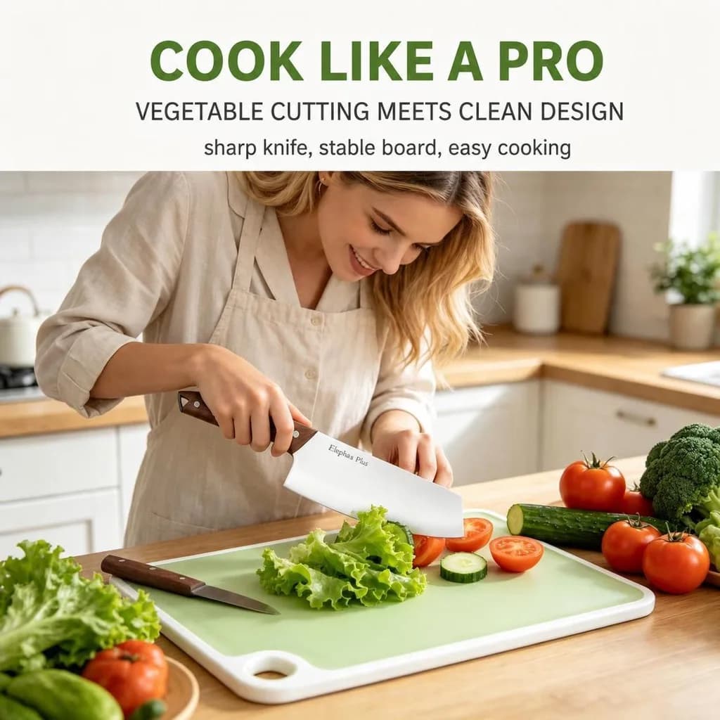 2-piece set of knives and cutting boards,Cost-effective knife,Plastic Cutting Board,Special multi-functional sharp slicing knife