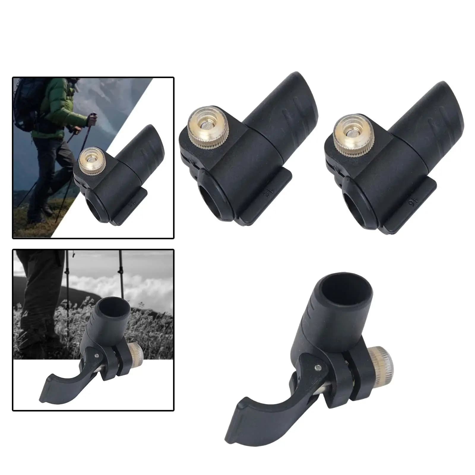 Adjustable Block Clip for Trekking Sticks, Portable Shield Closure, Hiking Stick Repair Tool, Walk And Snowshoe