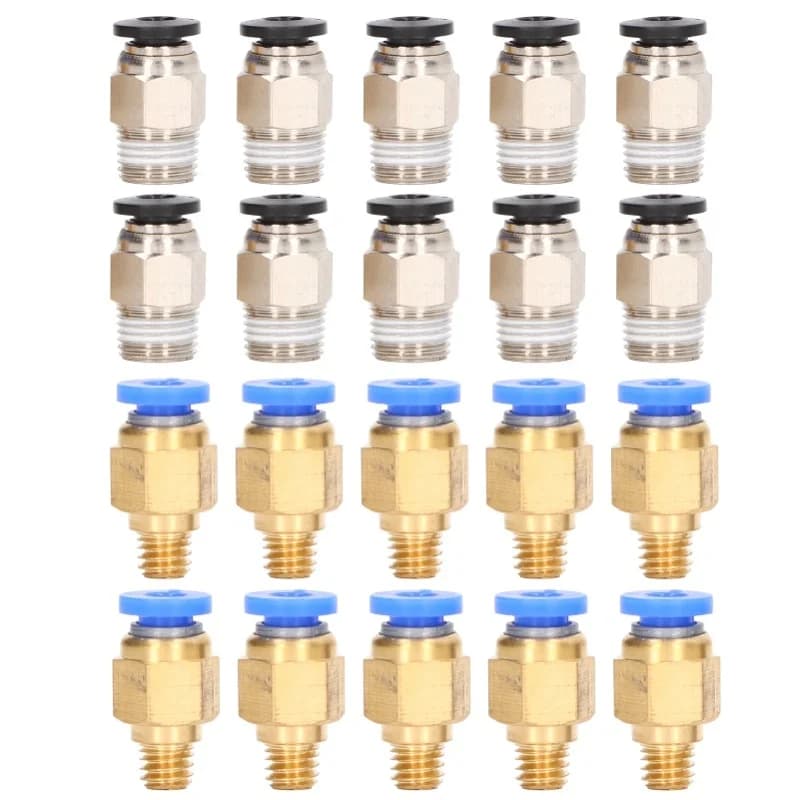 20Pcs 3D Printer Pneumatic Fitting PC4-M6 PC4-10 Accessory Set Kit For Creality Ender 3