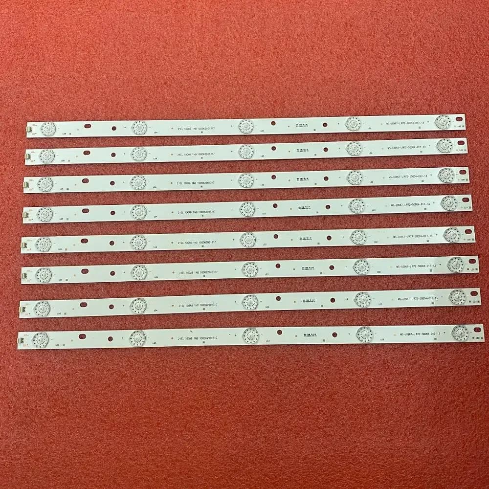 Striscia di retroilluminazione a LED da 8 pezzi per AKAI 50 "AKTV500 MS-L0967-L V2 V3 V4 R72-50D04-017-13 21MQ300D