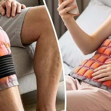 Impacco di Ghiaccio per Ginocchio, Fascia Autoassorbente per Lesioni, Ginocchiere con Impacco di Ghiaccio, Fisioterapia, Compresse Calde, Ginocchiere Riscaldate, Protezione Sportiva