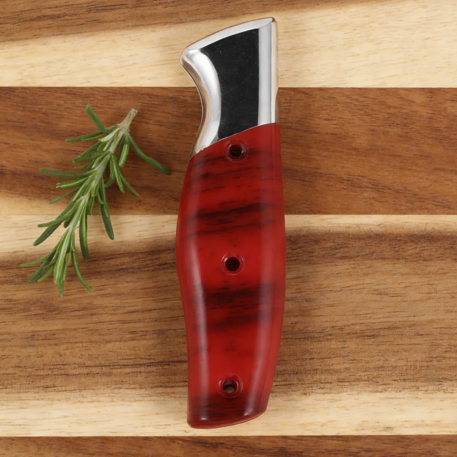Kitchen Knife Replacement Handle 4.92x1.30x0.79in Ergonomic Non-Skid Grip Cutter Handle Repair Chef Tool Part Non-Skid Hand Grip