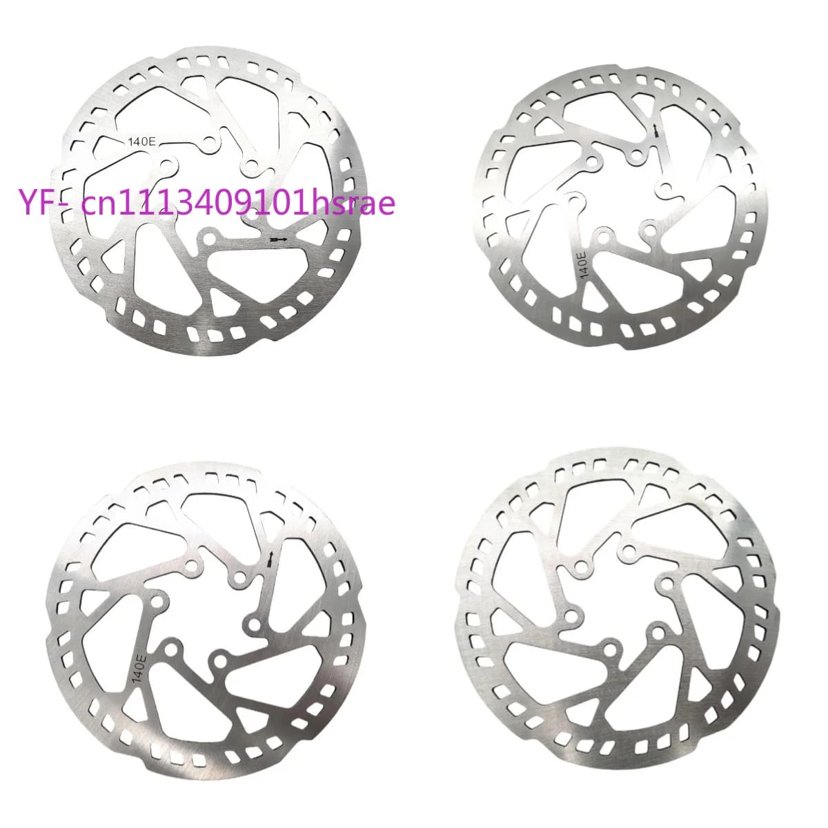 Disco Freno per Monopattino Elettrico G3 Pro, 140mm 6 Fori Spessore 2.3mm Parte di Ricambio