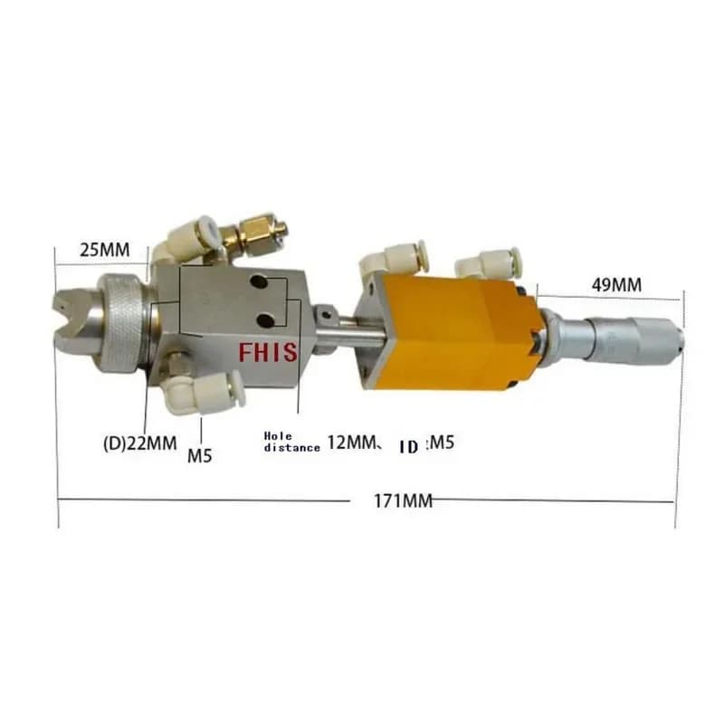 Valvola tre anti vernice a forma di ventaglio FHIS-65 macchina di rivestimento spray