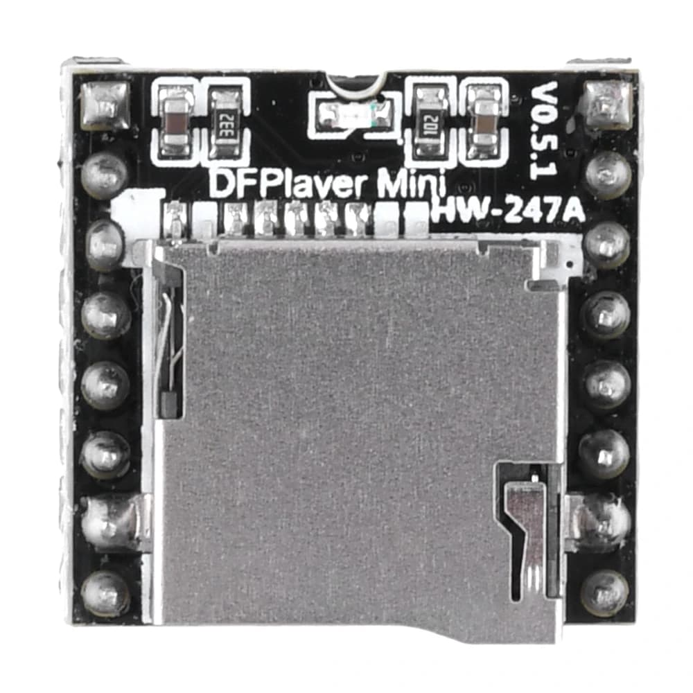 Mini lettore MP3 DF Modulo audio vocale Scheda TF U Disco DFPlayer Mini modulo lettore MP3 IO/Porta seriale/AD MP3-TF-16P per Arduino