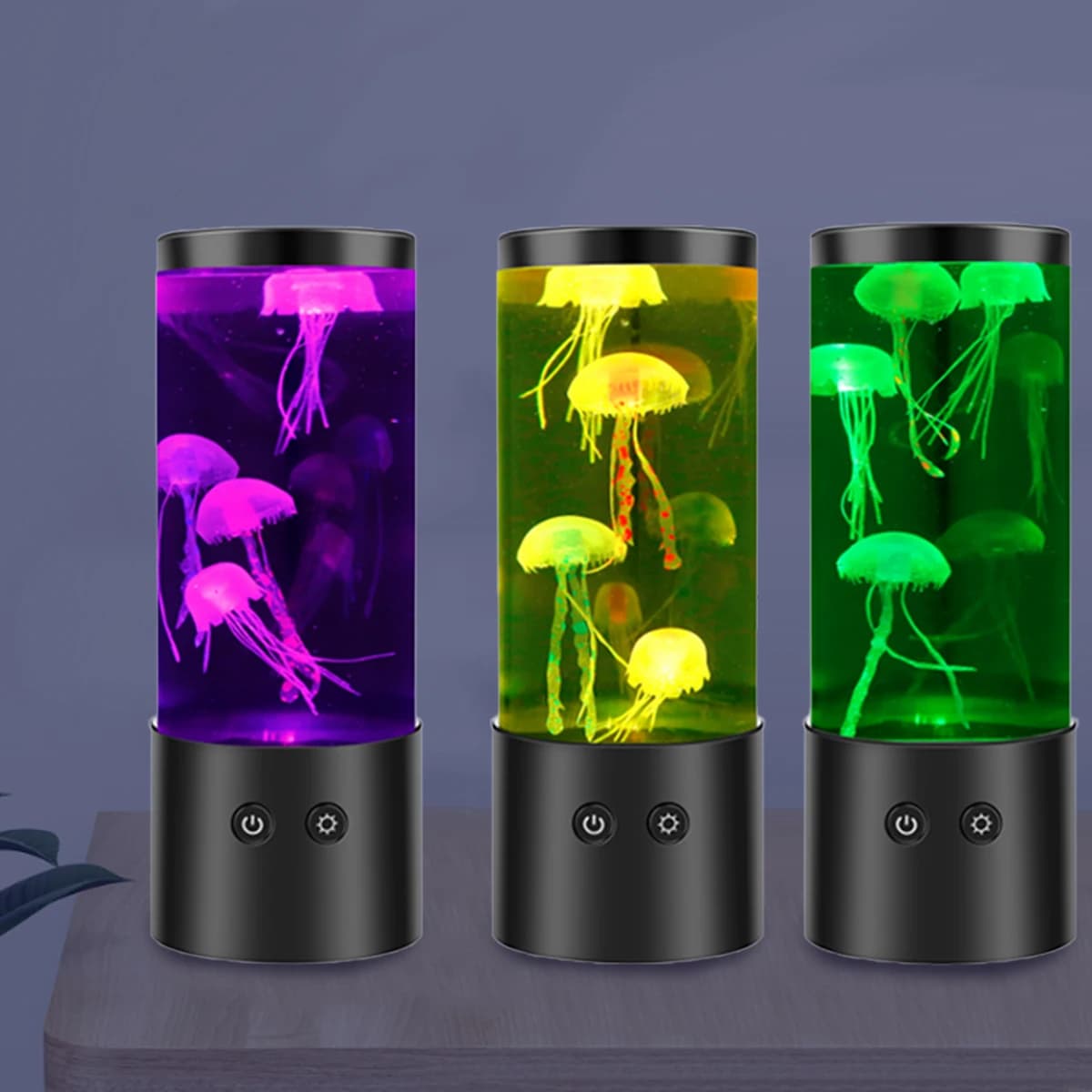 Meduse Night Light LED Fish Tank Lamp Desktop Decor Colorful Mood Sleep Lantern for Party Lovers in Bedroom Gift Lights Environmental