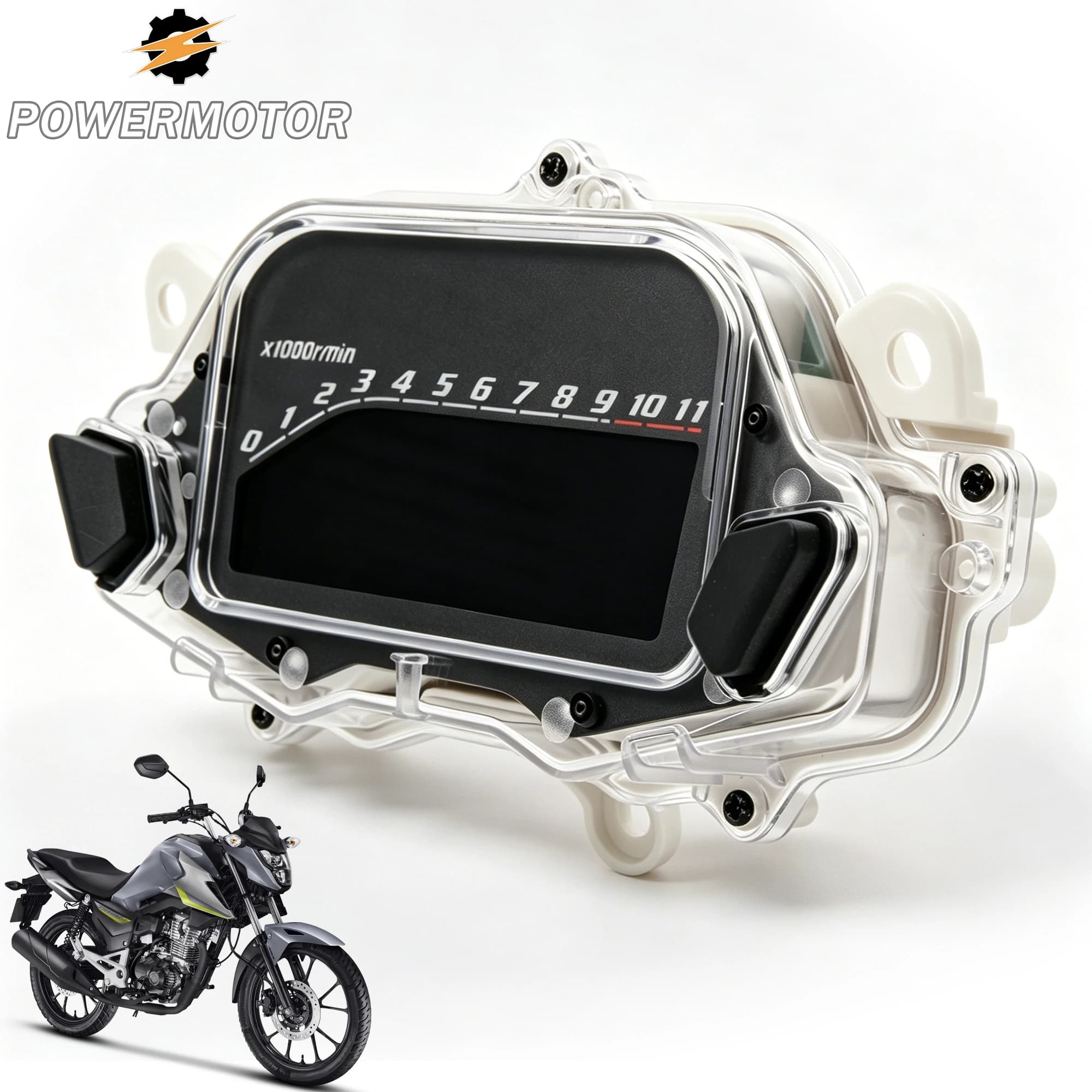 For Honda Titan CG160 CG150 Dashboard Digital Speedometer Total Mileage Indicator Light Waterproof Motobike Street Bike Modified