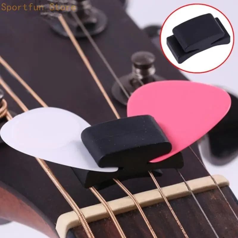 5lots Strong Grip Guitar Pick Clip Durability Guitar Bag Guitar Part Holder for Effortless Access During Performances X7JD