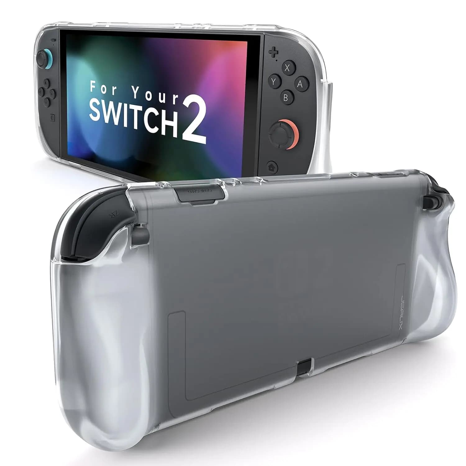 Custodia protettiva progettata per Nintendo Switch 2 2025, cover trasparente portatile compatibile con custodia Switch 2 e controller JoyCon