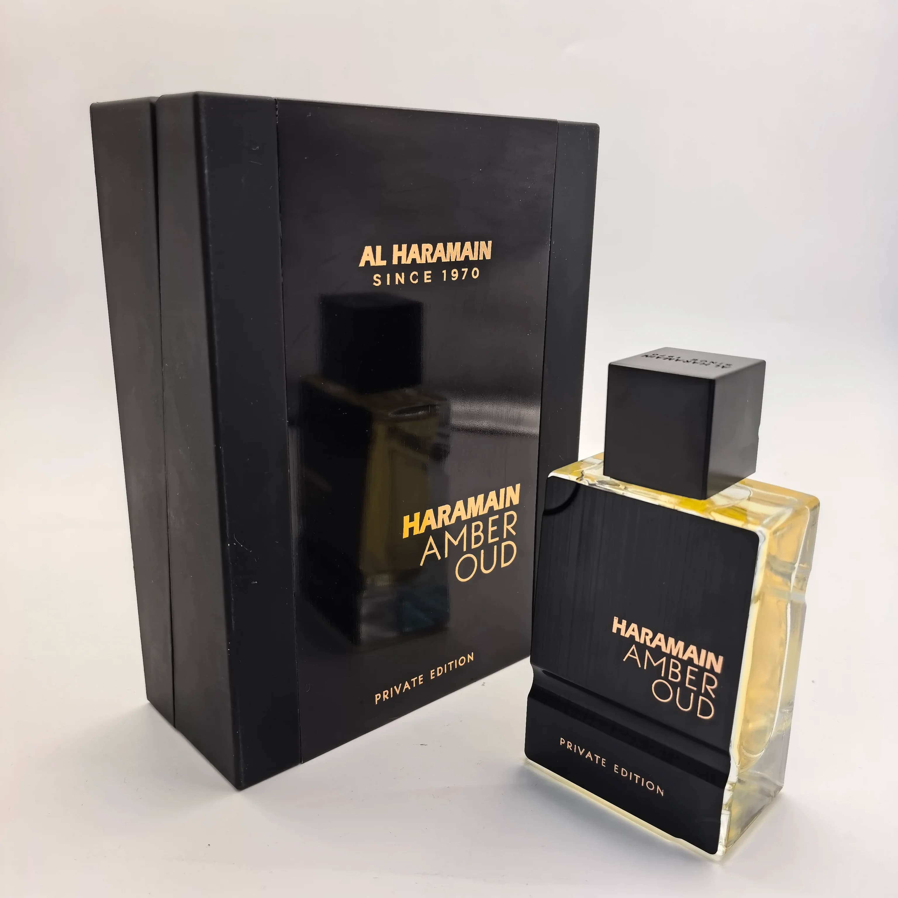 Al Haramain Amber Oud Private Edition Eau De Parfum 2oz 60ml – Profumo unisex legnoso color ambra caldo regalo per Halloween Natale