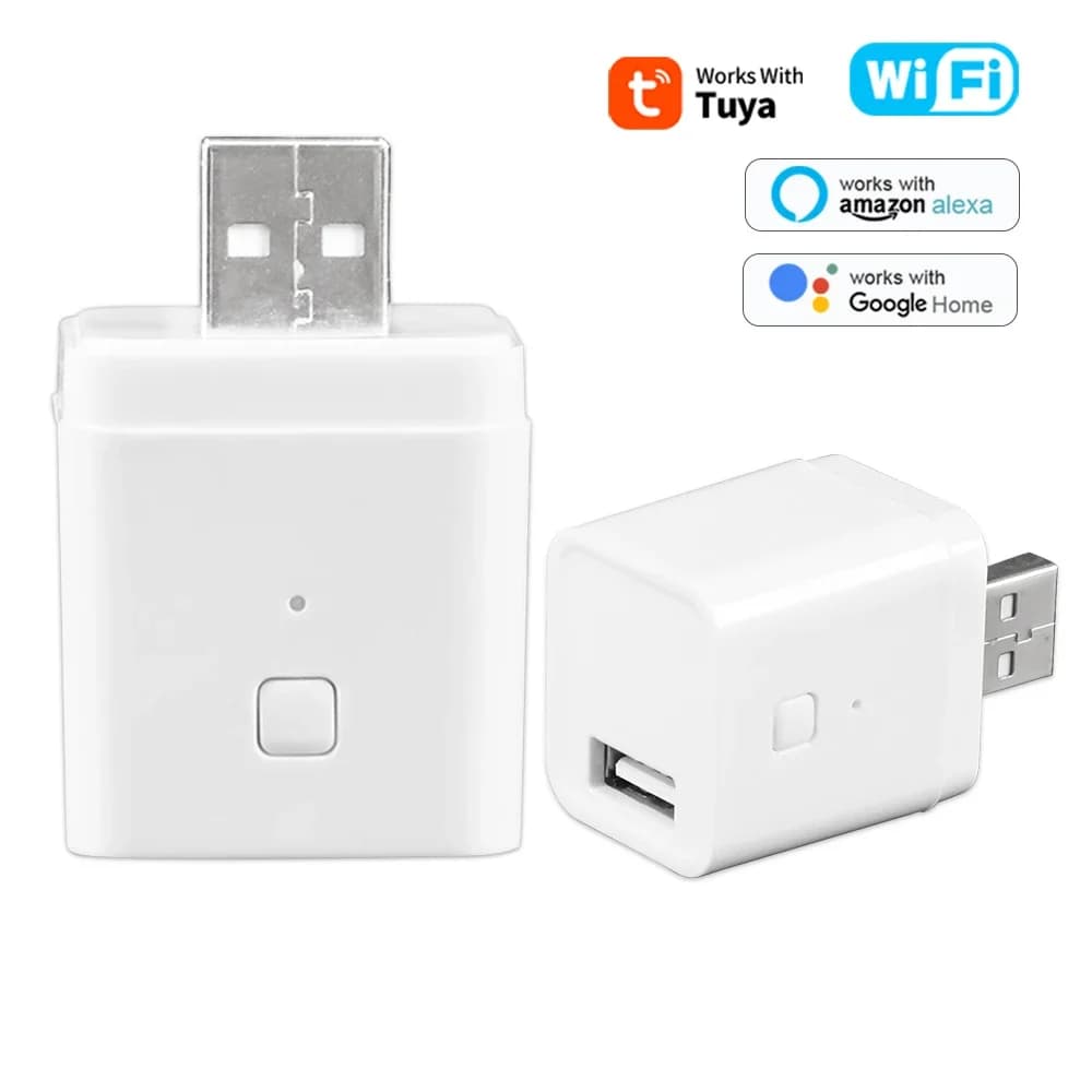 Tuya WiFi Mini Micro USB Adapter 5V WiFi USB Power Adapter Smart Timing Charging Plug for Alexa Google Assistant Yandex Alice