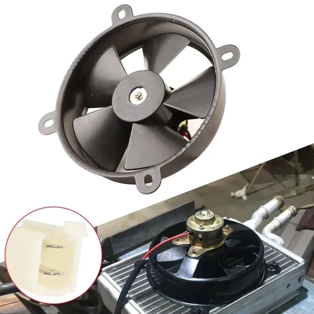 Ventola di raffreddamento del radiatore del motociclo 12V Dispositivo di raffreddamento dell'acqua elettrico da 6 pollici per motocross Pit Bike Dirt Bike ATV Quad Go Kart Buggy Engine