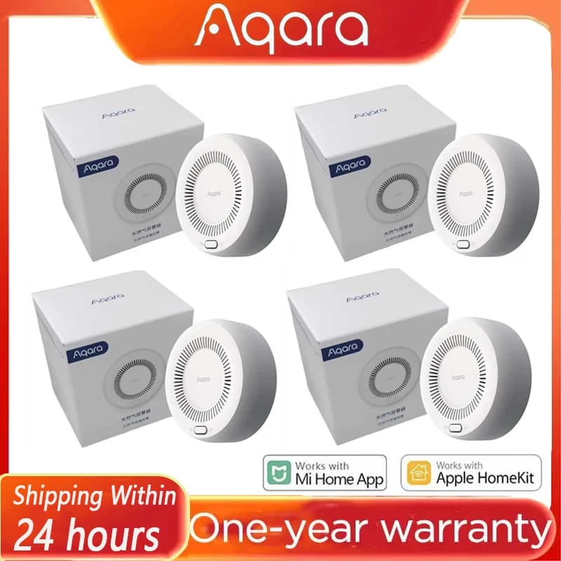 Aqara Rilevatore di gas naturale intelligente Zigbee Collegamento allarme perdite di gas Sicurezza domestica intelligente Rilevatore di perdite di gas naturale intelligente per Mi Home