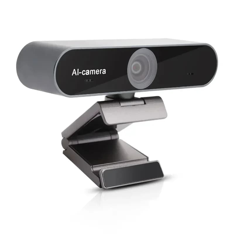 Webcam AI 4K 2026 Full HD 8 MP with Integrated Microphone, Video Camera 1080p Full HD