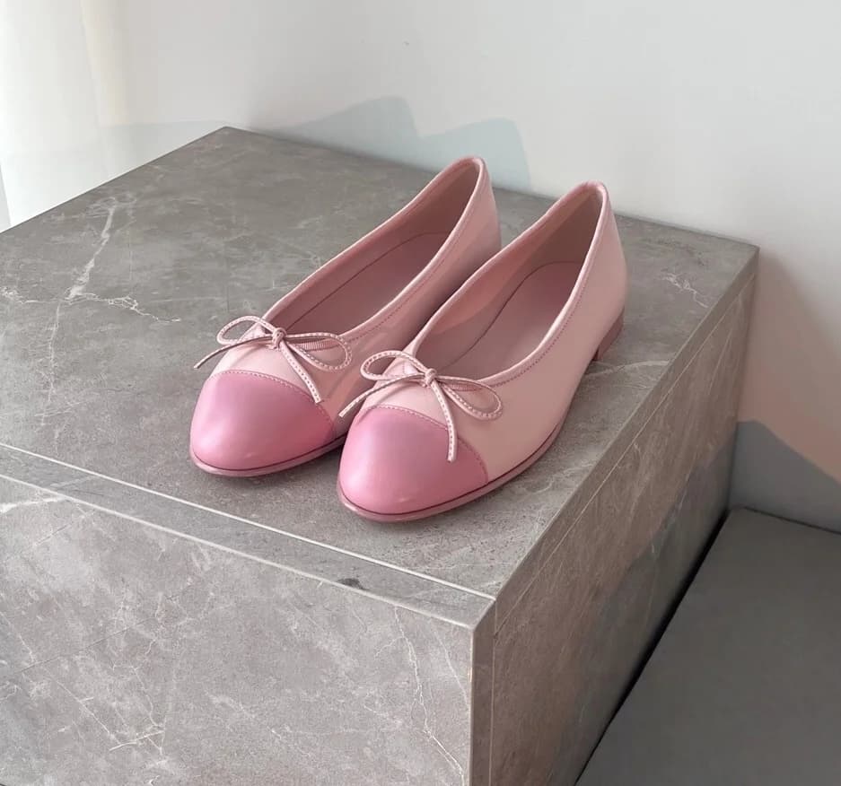 Luxury Brand Dance Shoes Outdoor Hiking Shoes Materials Sheepskin Minimalist Versatile Women's Casual Bow-Detail Ballet Flats