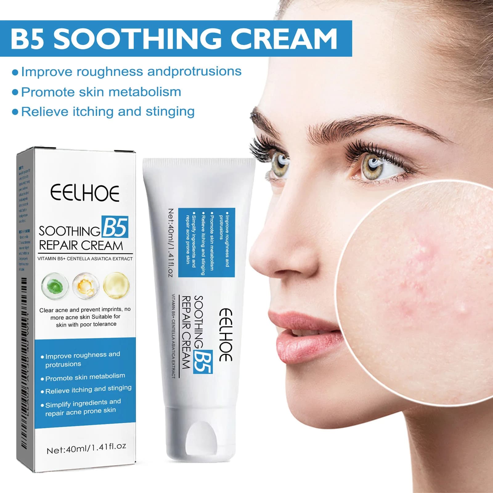 B5 Reparator Cream Hydrating Skin Scratch and Roasted Nutre and Supports Cutanea Barrier Beauty Face Cream