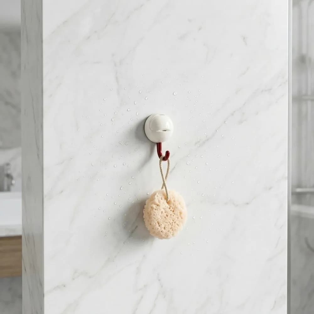 Ganci a ventosa in plastica con testa rotonda, colori caramella, ganci da parete per asciugamani, impermeabili, senza lasciare segni, ganci portaoggetti da cucina per la casa